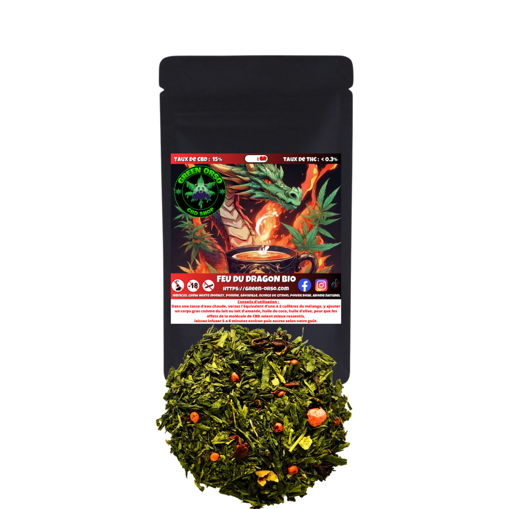 Thé détox Feu du dragon BIO - Green orso