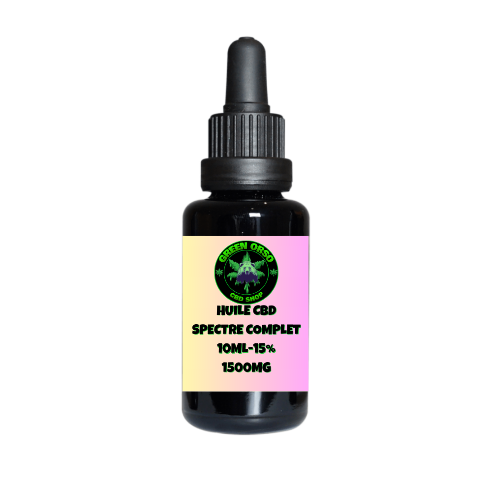 Huile de CBD 15% - Spectre complet - Green orso