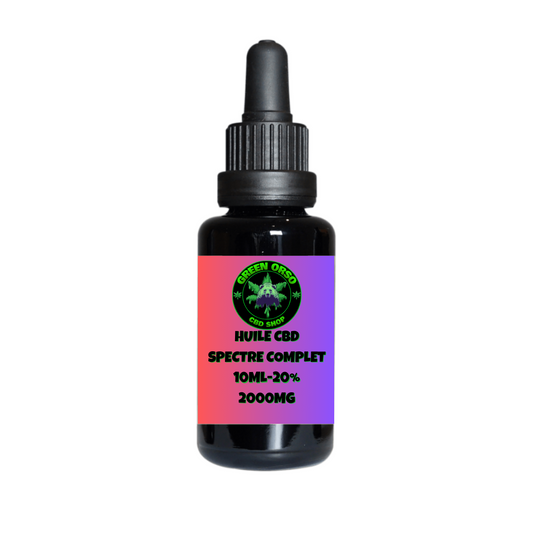 Huile de CBD 20% - Spectre complet - Green orso