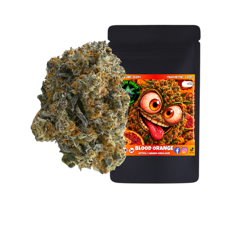 Fleur CBD Blood Orange Hydroponie Indoor – Green Orso