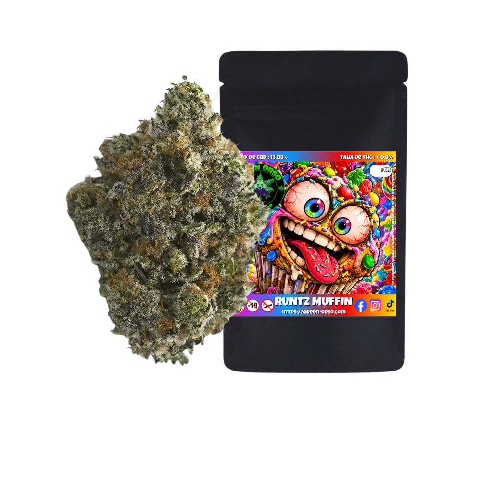 Fleur CBD Runtz Muffin Hydroponie Indoor – Green Orso