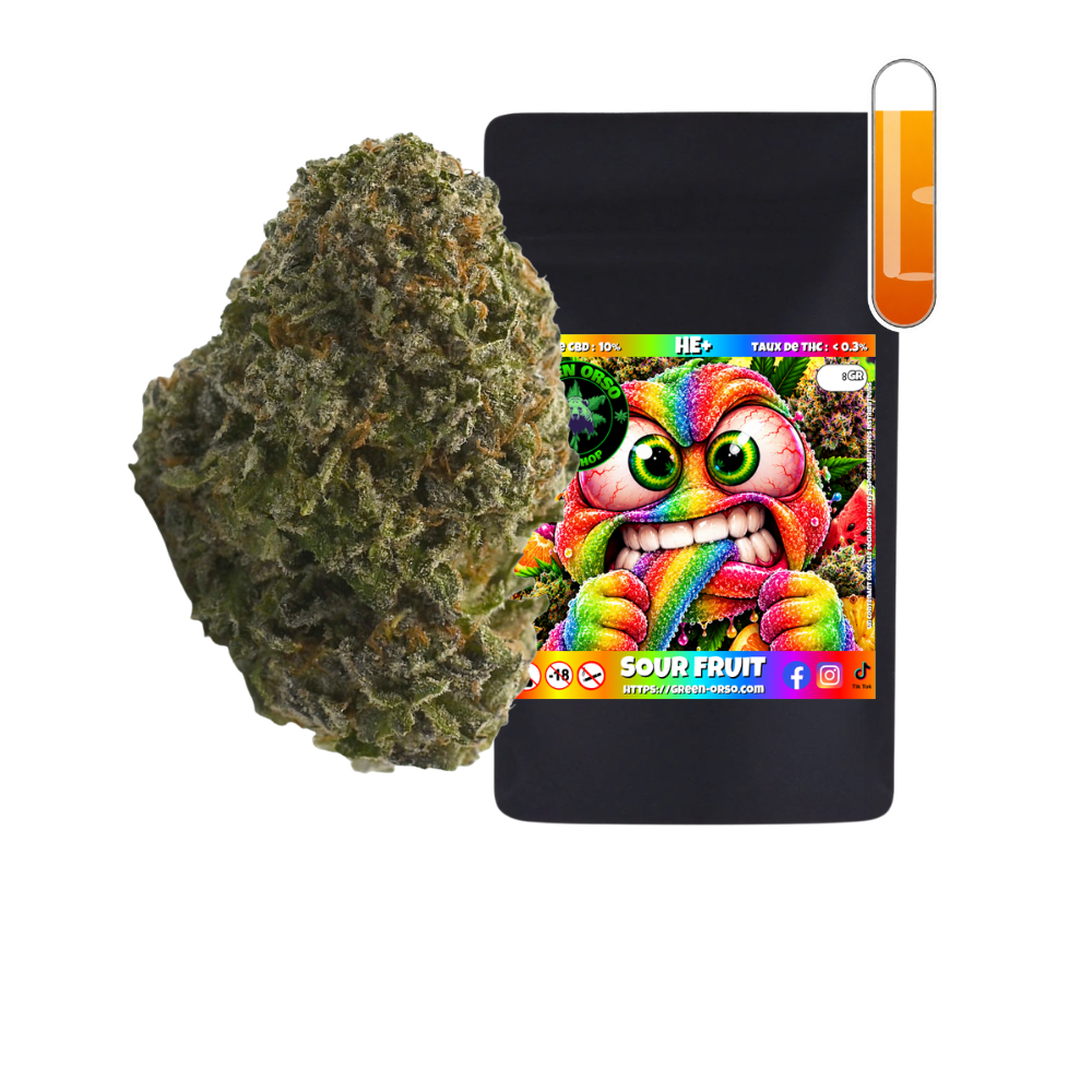 Fleur CBD Sour Fruit HE+ Indoor Suisse – Green Orso